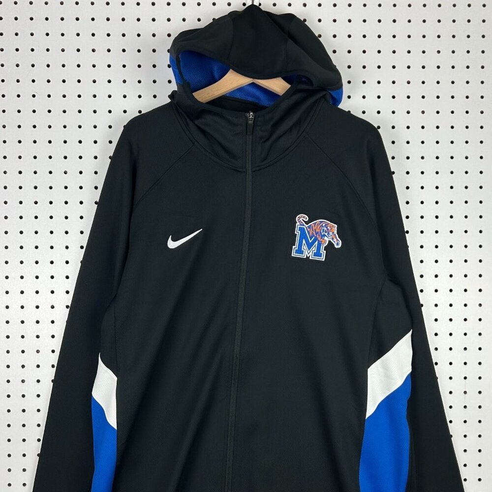 Memphis Tigers Jacket XLT Zip Penny Hardaway 1 Cent‎ Team Issued On Court Warmup - Picture 2 of 8